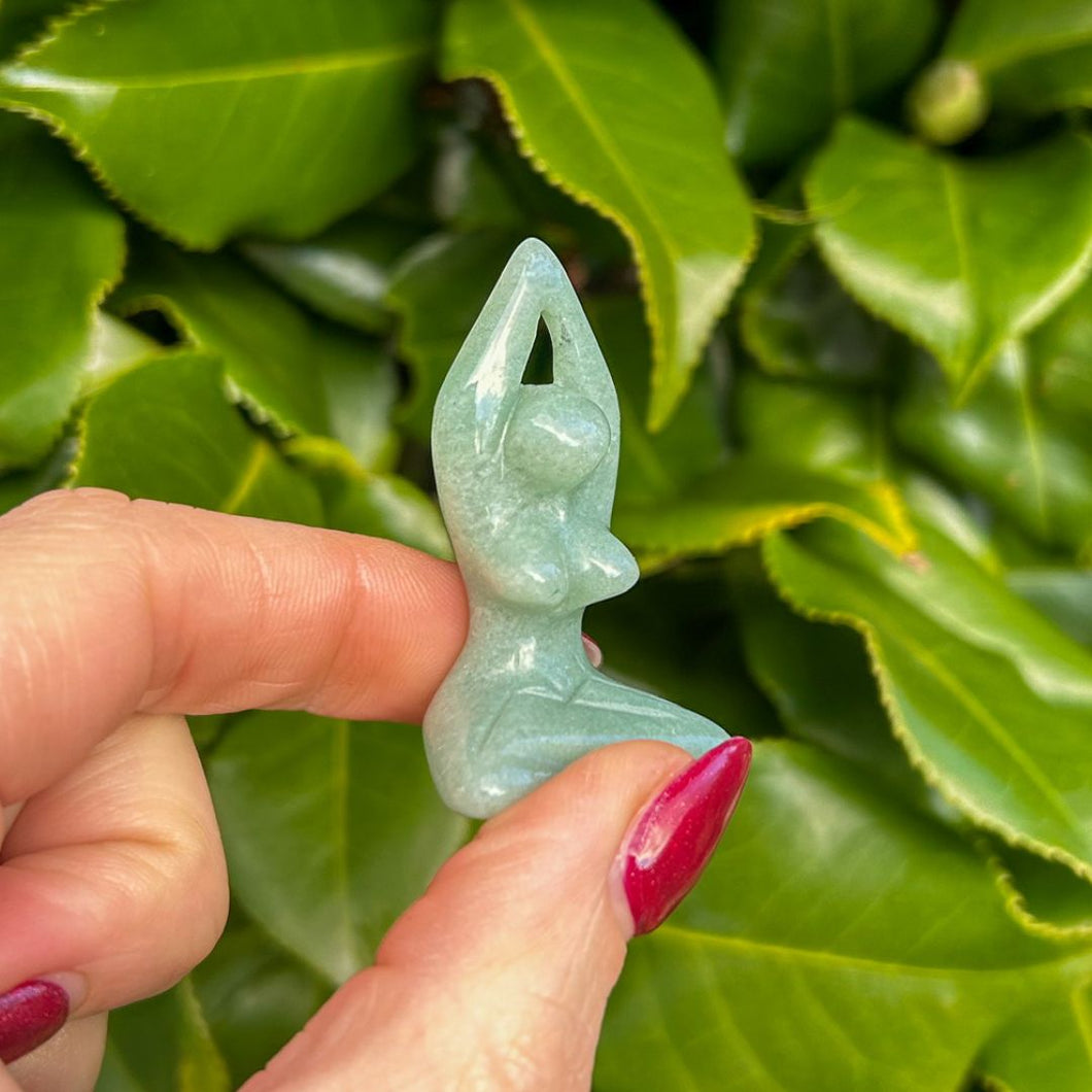 Green Aventurine Yoga Goddess