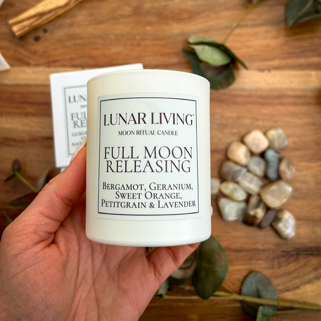 Lunar Living Full Moon Releasing Candle (20cl)