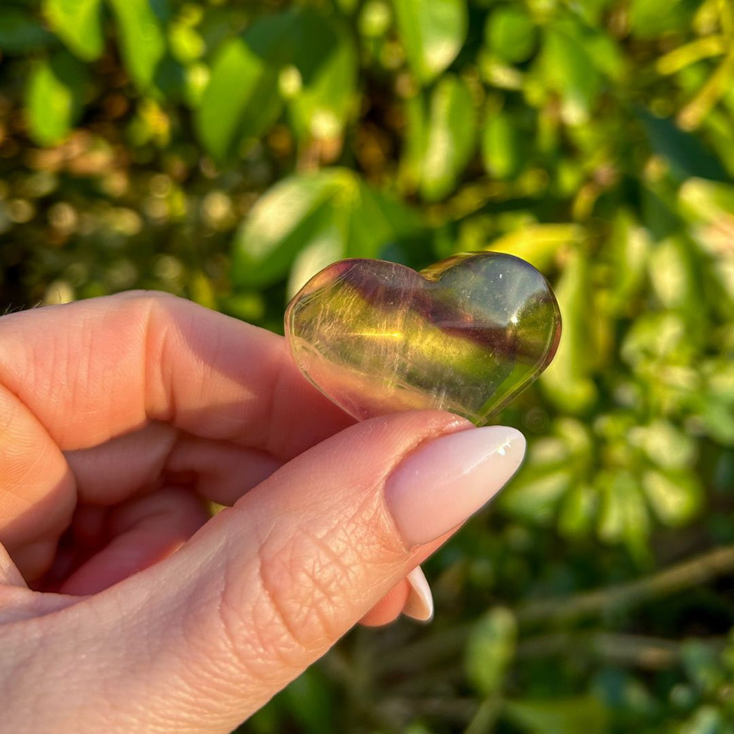 Fluorite Heart