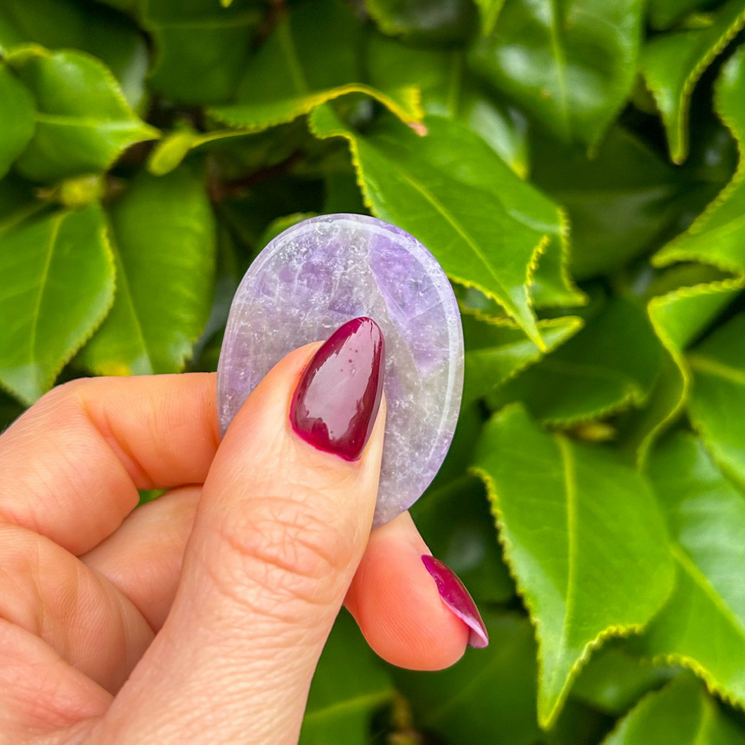 Amethyst Worry Stone