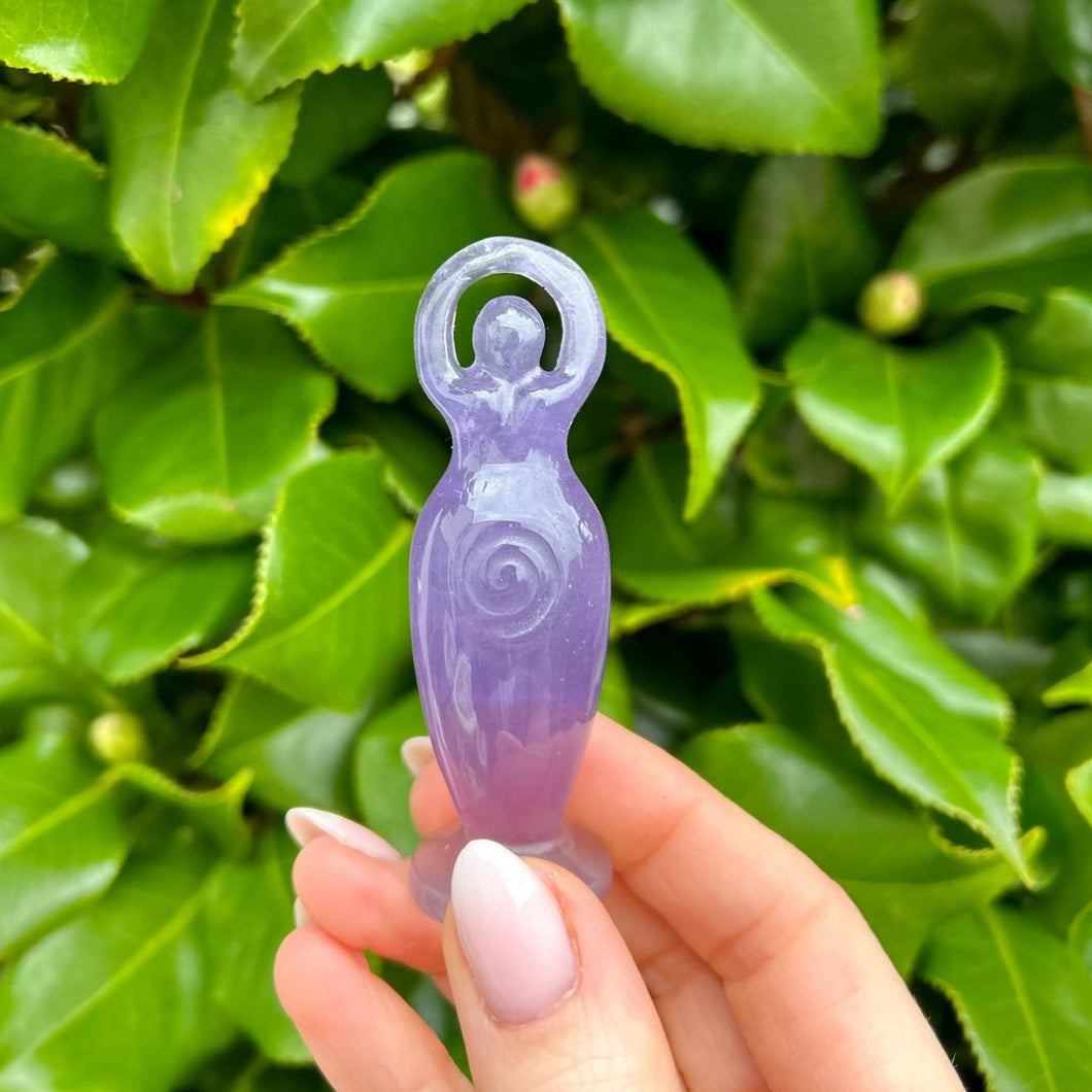 Spiral Fluorite Goddess