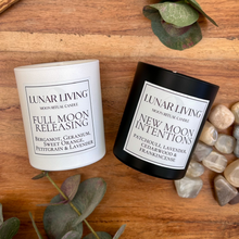 Load image into Gallery viewer, Lunar Living New &amp; Full Moon Ritual Candles (9cl)
